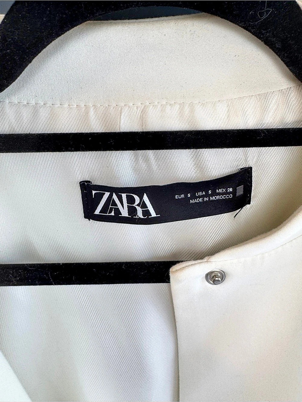 White Zara Utility Jacket Size Small - Picture 7 of 14